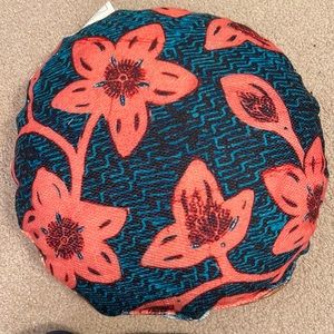2 Sided Round Circular Indoor Outdoor Pillow by Frances Floral for Anthr…